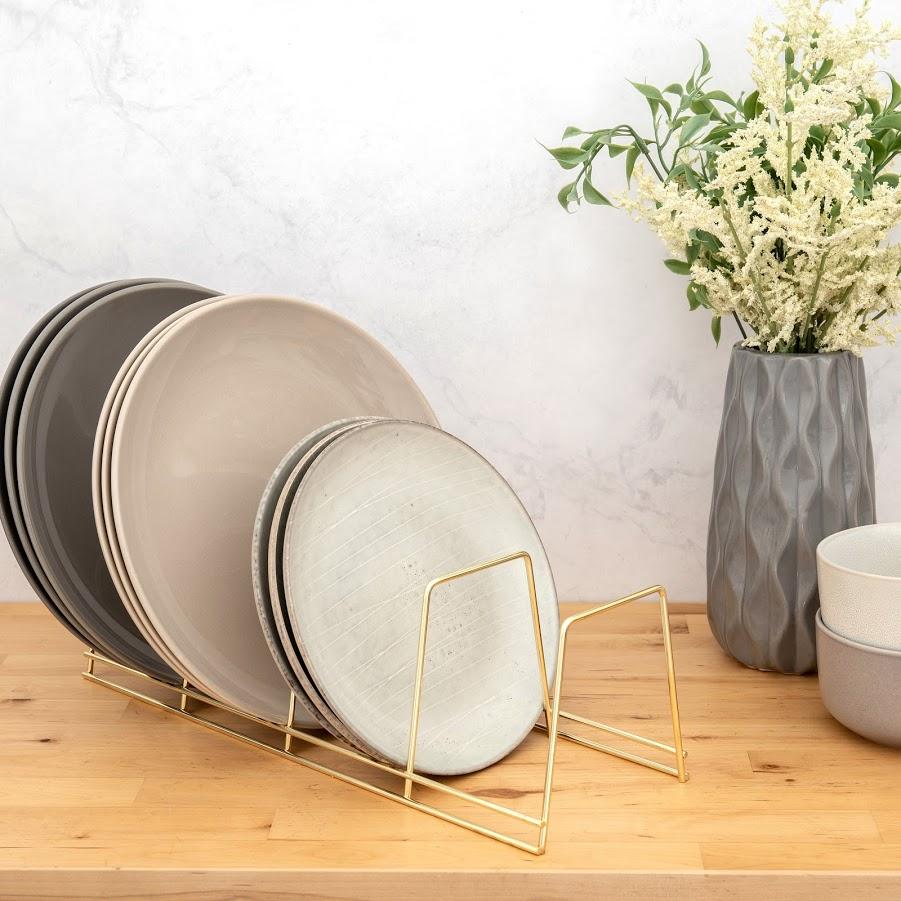 Brass plate online rack