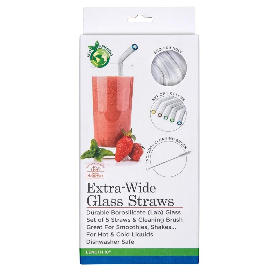Wide Glass Straw