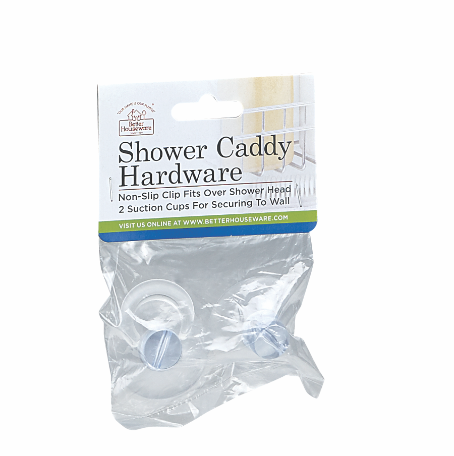  Better Houseware 886.2 Shower Caddy, Gold 2 Count