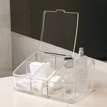 Crystal Clear Organizer with Lid
