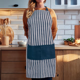 Adjustable Striped Apron