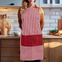 Adjustable Striped Apron