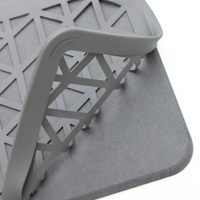 The Folding Magic Dishmat: Stone & Silicone Quick Dry Mat