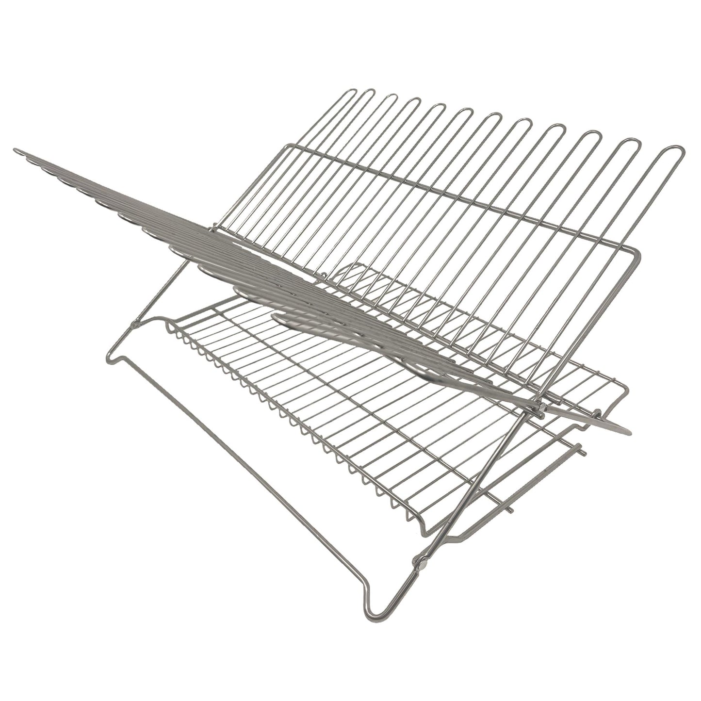 Metallic Folding Dish Rack