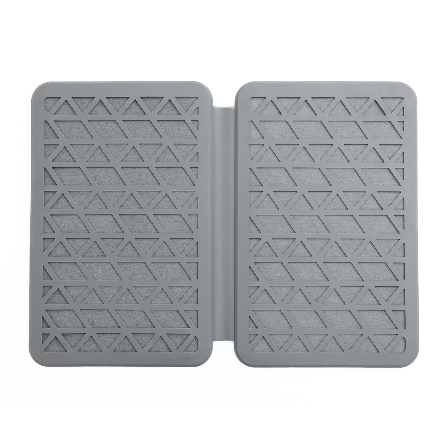 The Folding Magic Dishmat: Stone & Silicone Quick Dry Mat