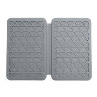 The Folding Magic Dishmat: Stone & Silicone Quick Dry Mat