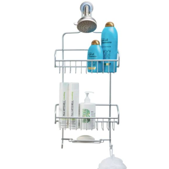 Silver Extra-Large Shower Caddy