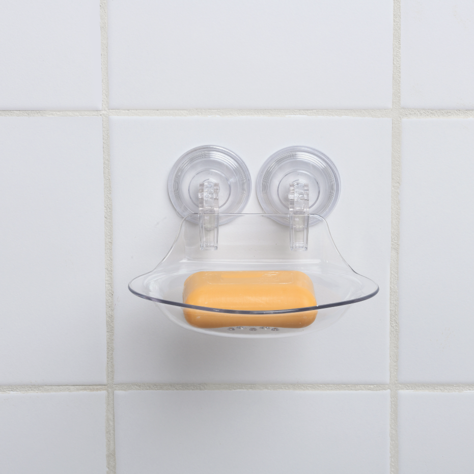 Suction-Cup Soap Holder