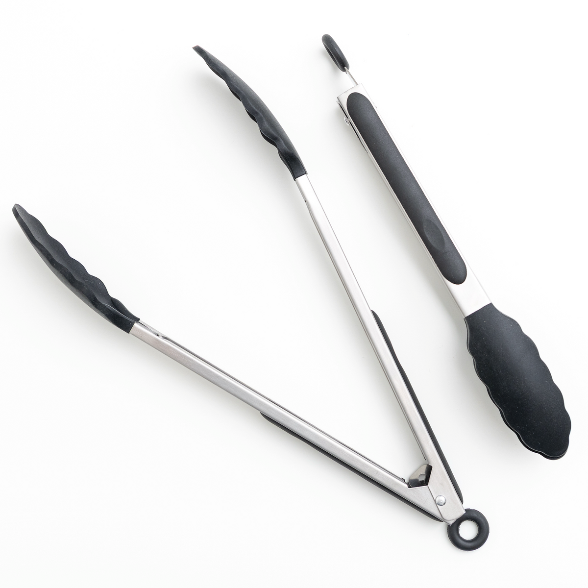 Silicone & Stainless Steel Tongs