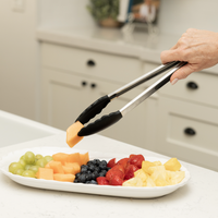 Silicone & Stainless Steel Tongs