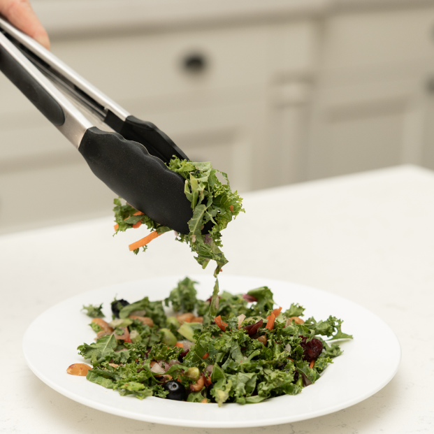 Silicone & Stainless Steel Tongs