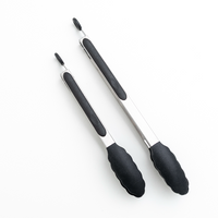 Silicone & Stainless Steel Tongs