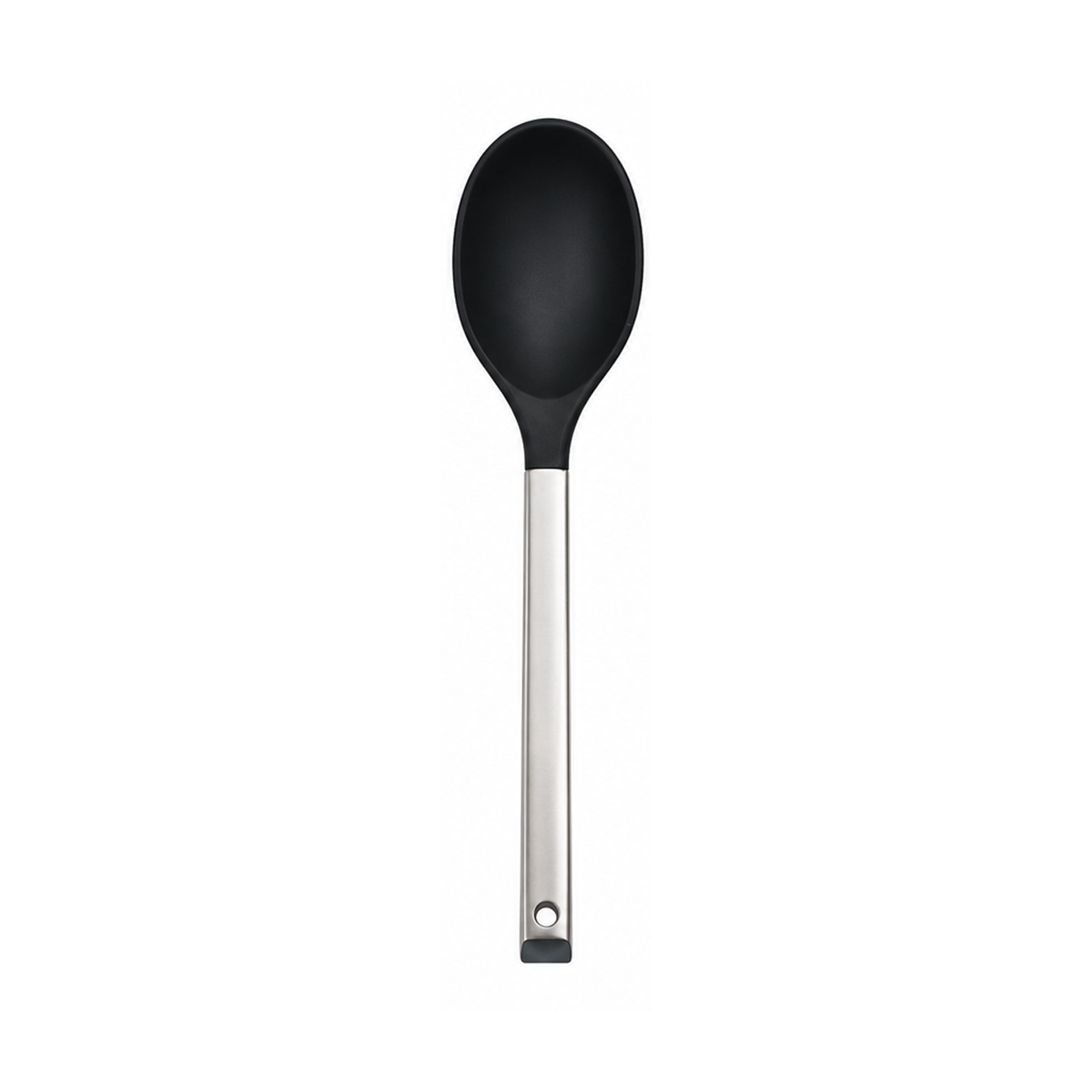 Solid Spoon (Stainless Steel & Silicone Tools)