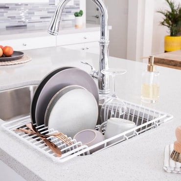 Adjustable Over-The-Sink Dish Drainer