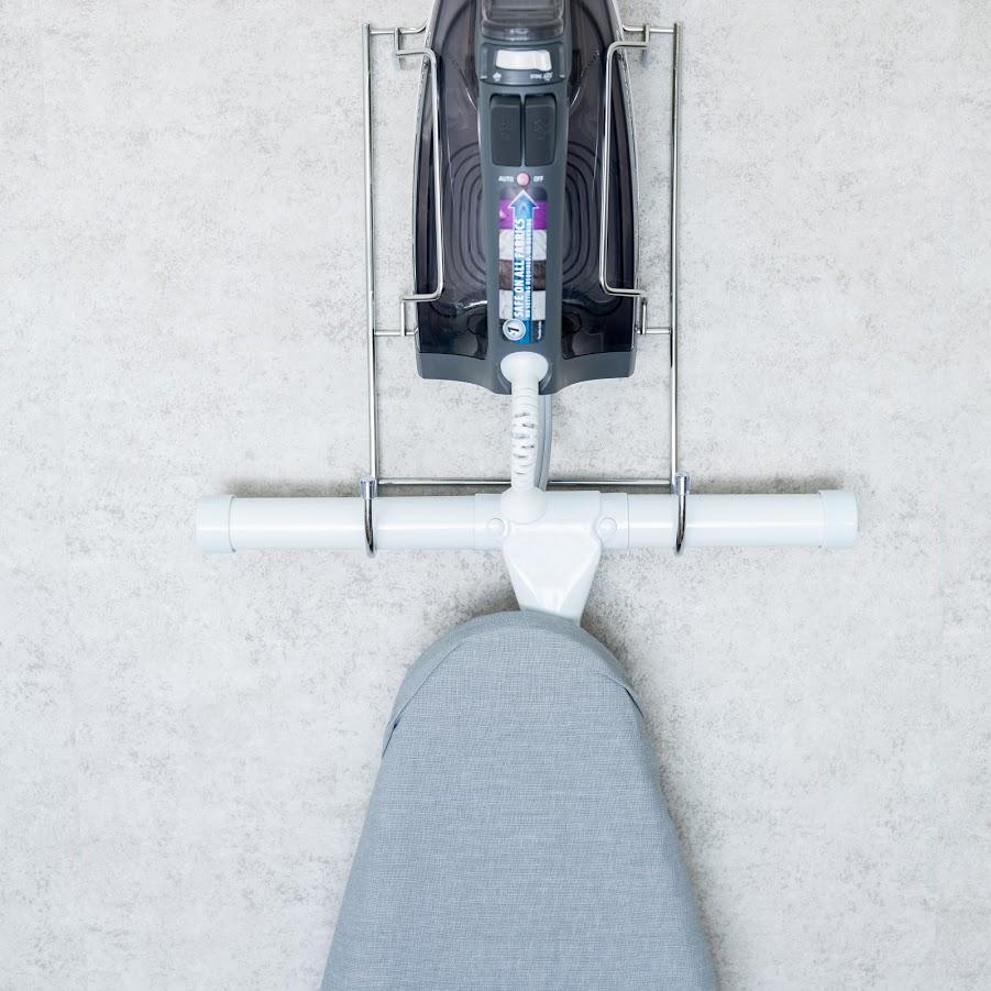 Iron & Ironing Board Holder