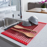 Over-The-Sink Roll-Up Drying Rack
