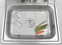 Stainless Steel Sink Protector With Coated Feet