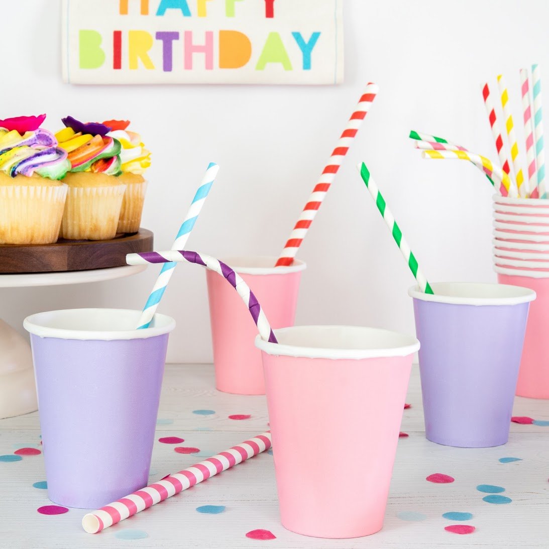Bendable Paper Straws (Set of 25)
