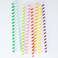 Extra-Wide & Long Paper Straws (Set of 25)