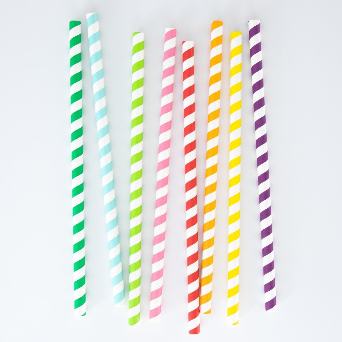 Extra-Wide & Long Paper Straws (Set of 25)