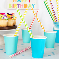 Extra-Wide & Long Paper Straws (Set of 25)