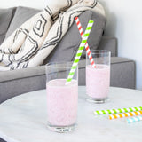 Extra-Wide & Long Paper Straws (Set of 25)