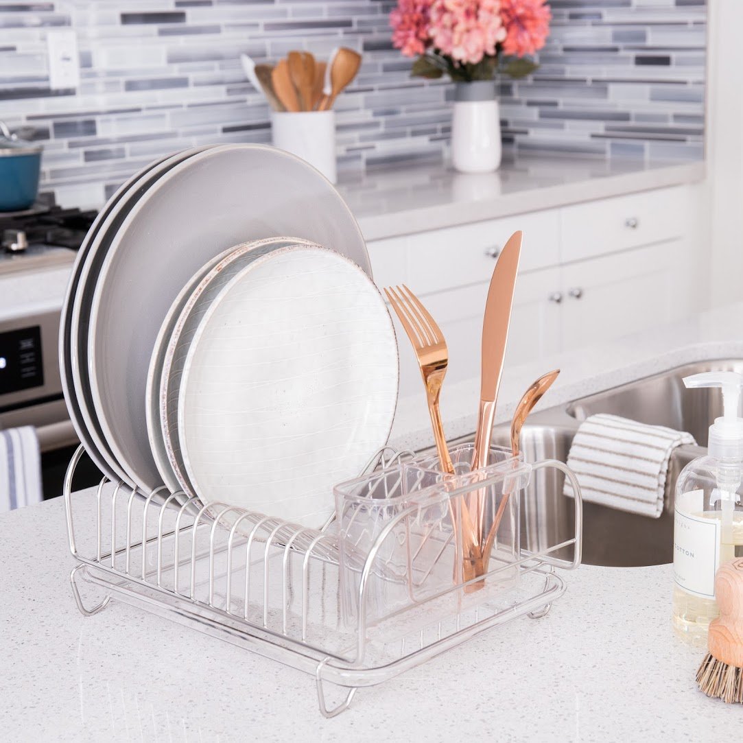 Compact Dish Drainer Set