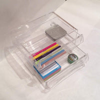 Crystal Clear 2-Drawer Organizer