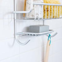 Silver Extra-Large Shower Caddy