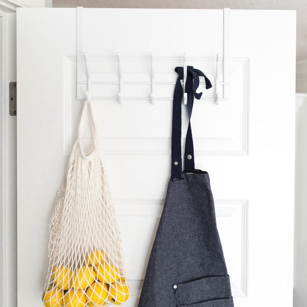 2-Tier Over Door Hook Rack