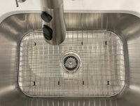 Stainless Steel Sink Protector With Coated Feet