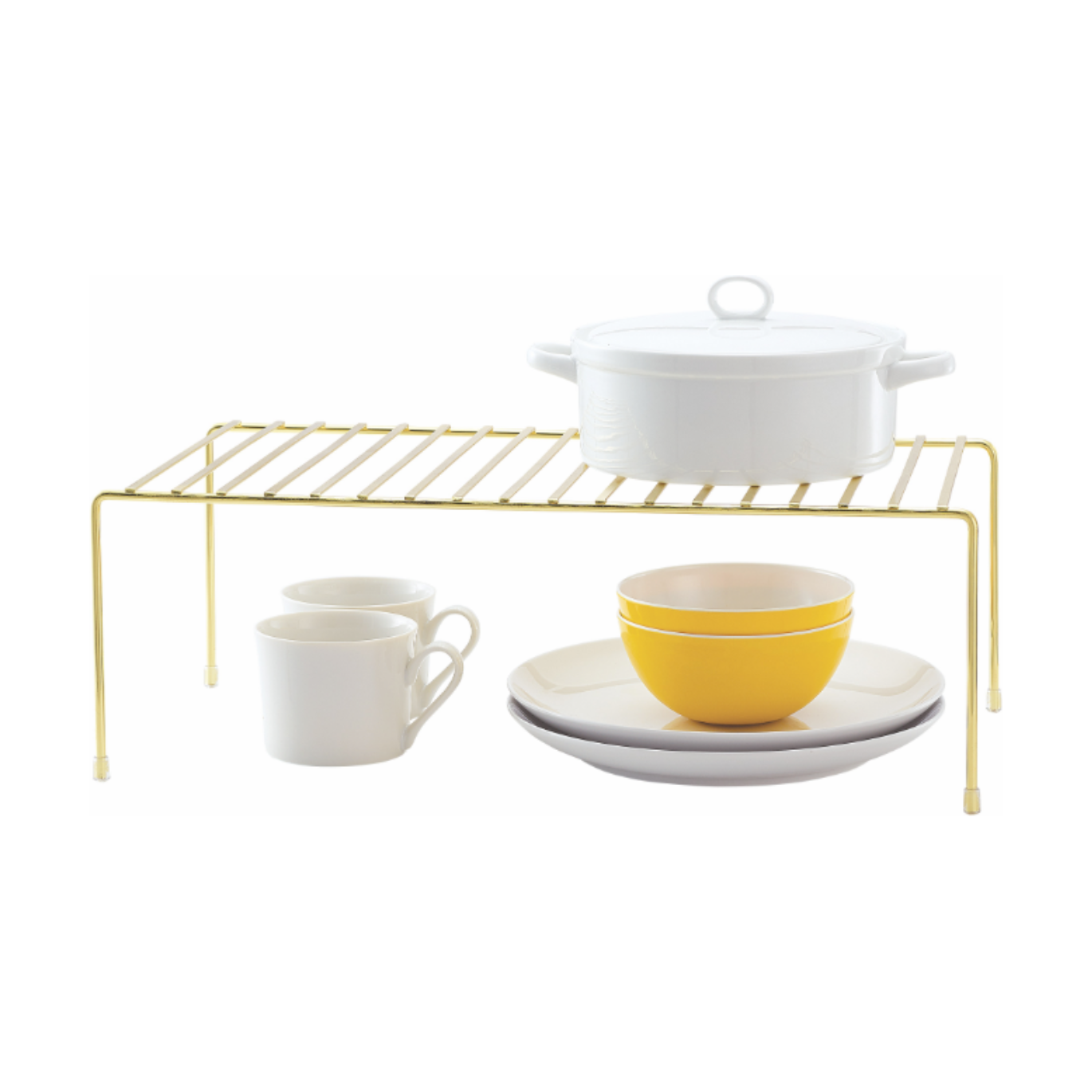 Medium Storage Shelf - Brass