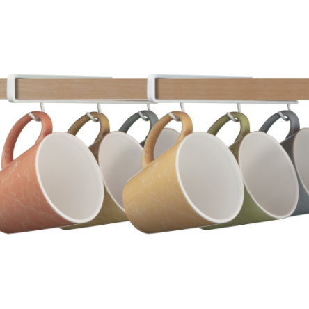 Undershelf Cup/Mug Hooks (Set of 2)