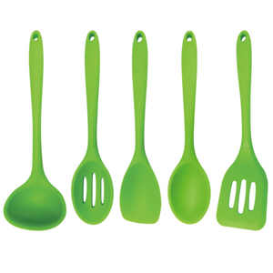 Green 5-Piece Silicone Cooking Tools