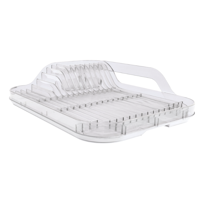 Crystal-Clear Dish Rack Set