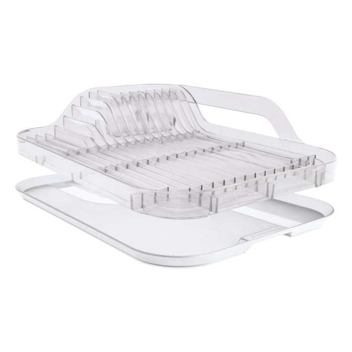 Crystal-Clear Dish Rack Set