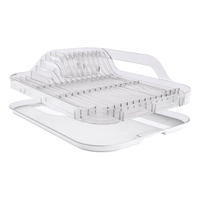 Crystal-Clear Dish Rack Set