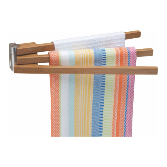 Triple swing arm towel bar sale