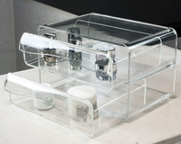 Crystal Clear 2-Drawer Organizer