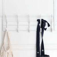 2-Tier Over Door Hook Rack